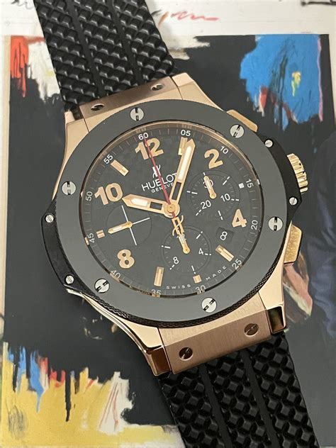 Hublot Big Bang 44 Rose Gold K MSRP Box Carbon Fiber